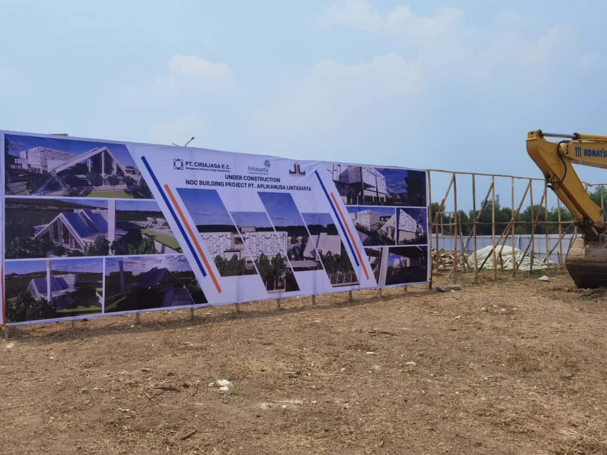 Lintasarta NOC Karawang Construction - Trimitra Data Komunikasi