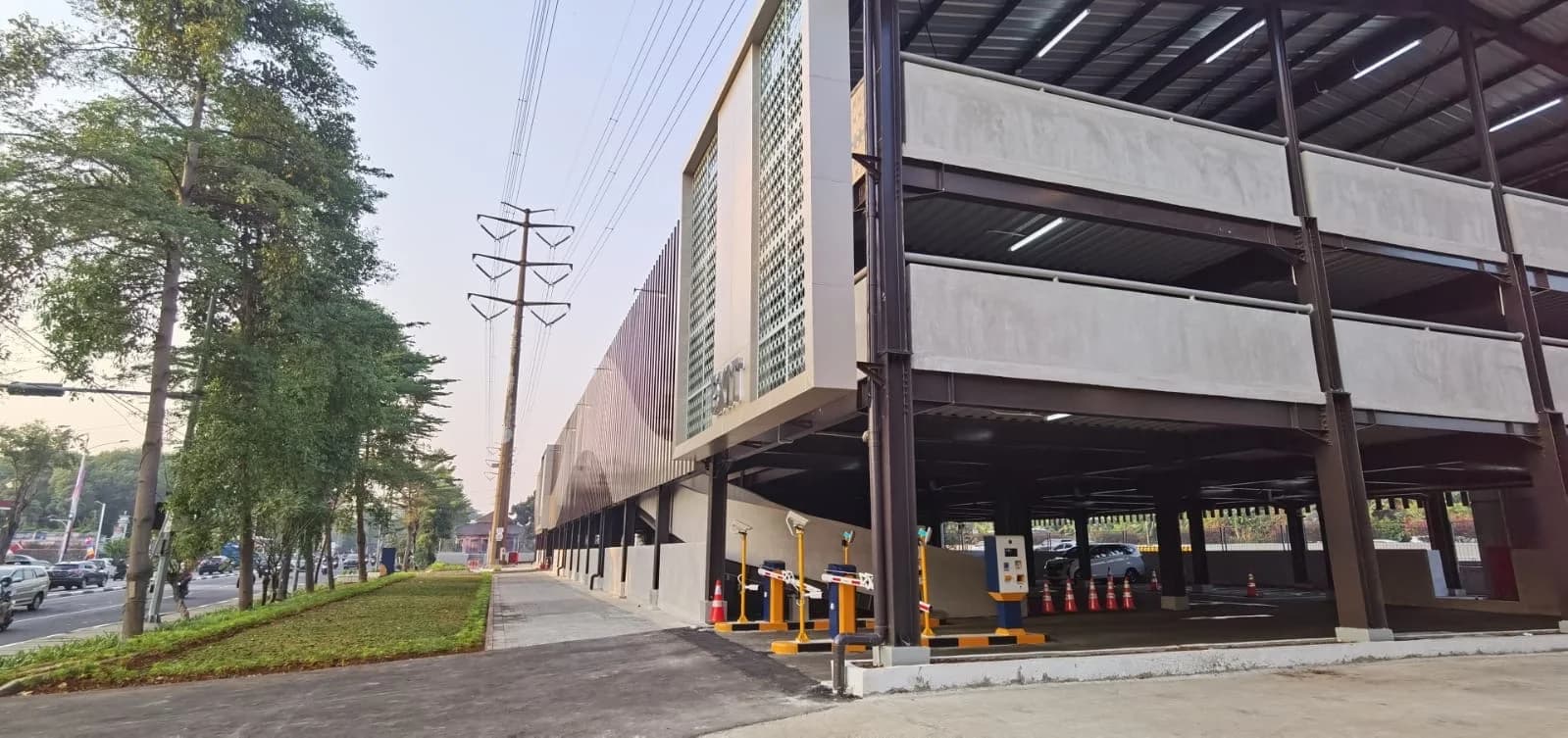 TMII LRT Parking Building - Transportation Infrastructure